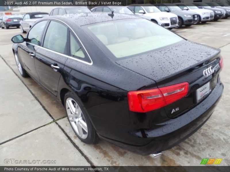 Brilliant Black / Velvet Beige 2015 Audi A6 2.0T Premium Plus Sedan
