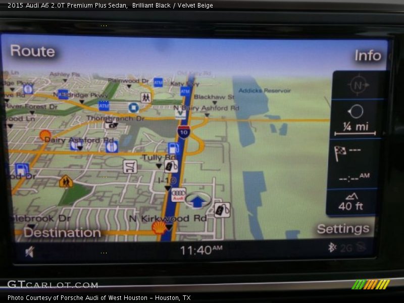 Brilliant Black / Velvet Beige 2015 Audi A6 2.0T Premium Plus Sedan