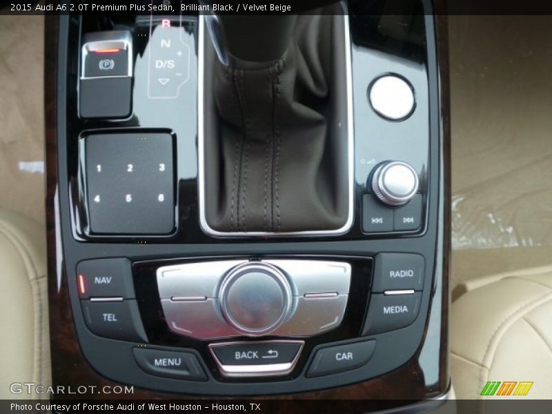 Brilliant Black / Velvet Beige 2015 Audi A6 2.0T Premium Plus Sedan