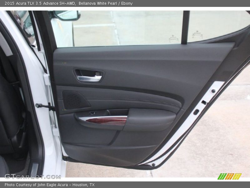 Bellanova White Pearl / Ebony 2015 Acura TLX 3.5 Advance SH-AWD