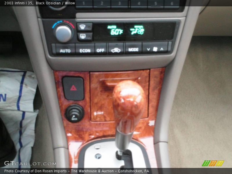 Black Obsidian / Willow 2003 Infiniti I 35