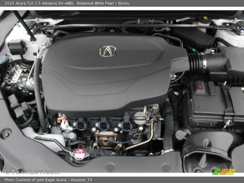 Bellanova White Pearl / Ebony 2015 Acura TLX 3.5 Advance SH-AWD