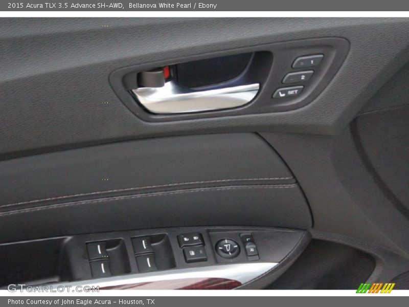 Bellanova White Pearl / Ebony 2015 Acura TLX 3.5 Advance SH-AWD