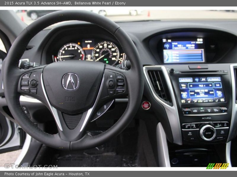 Bellanova White Pearl / Ebony 2015 Acura TLX 3.5 Advance SH-AWD