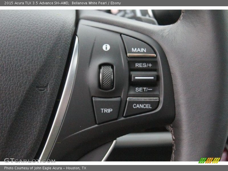 Bellanova White Pearl / Ebony 2015 Acura TLX 3.5 Advance SH-AWD