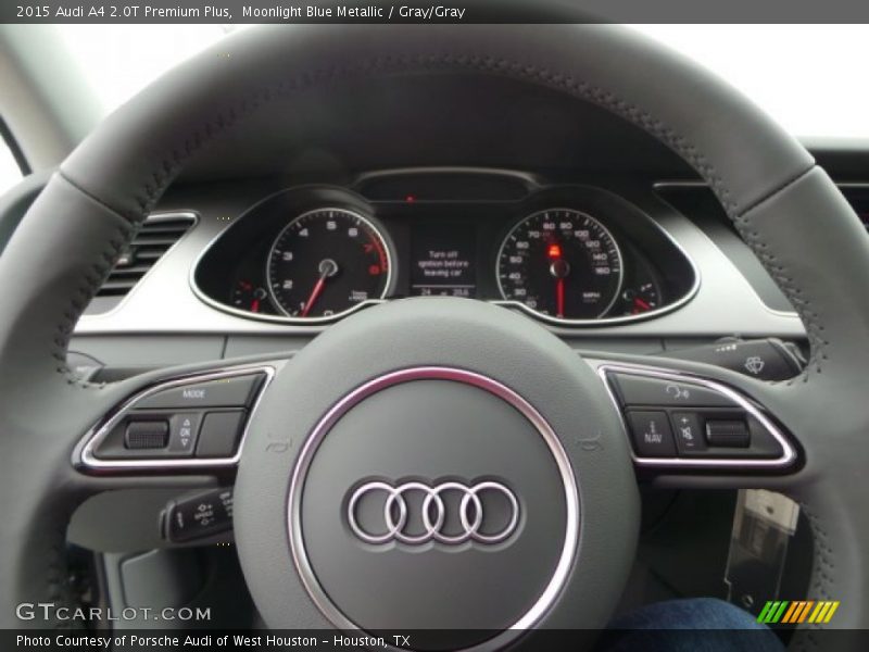 Moonlight Blue Metallic / Gray/Gray 2015 Audi A4 2.0T Premium Plus