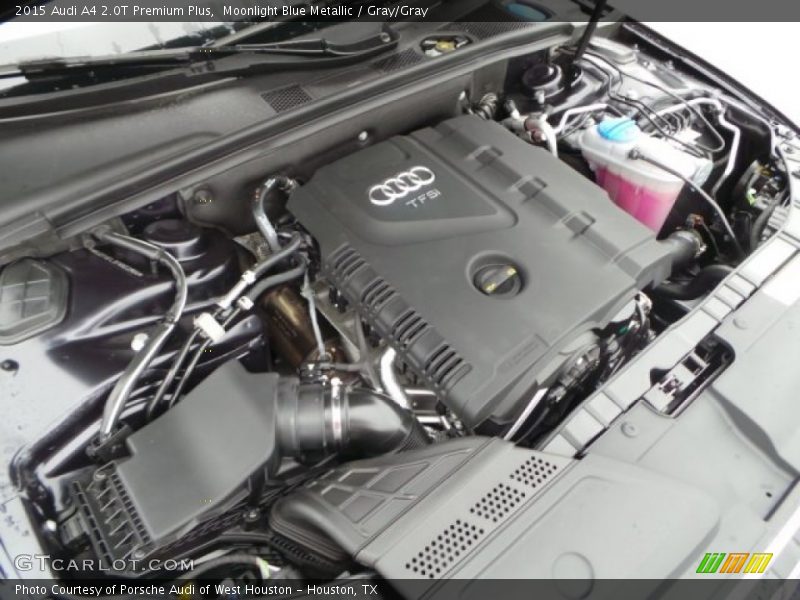 Moonlight Blue Metallic / Gray/Gray 2015 Audi A4 2.0T Premium Plus