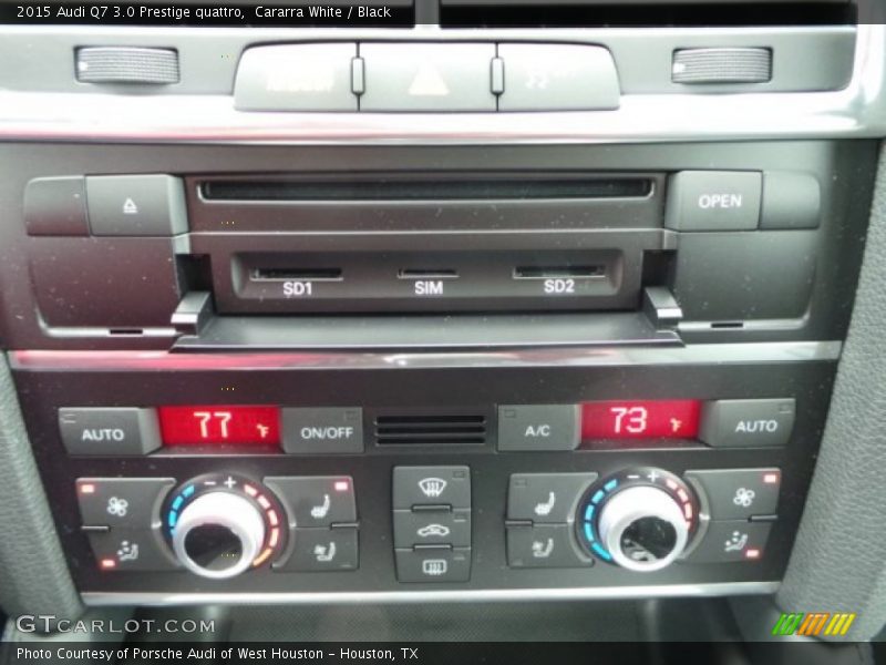 Cararra White / Black 2015 Audi Q7 3.0 Prestige quattro