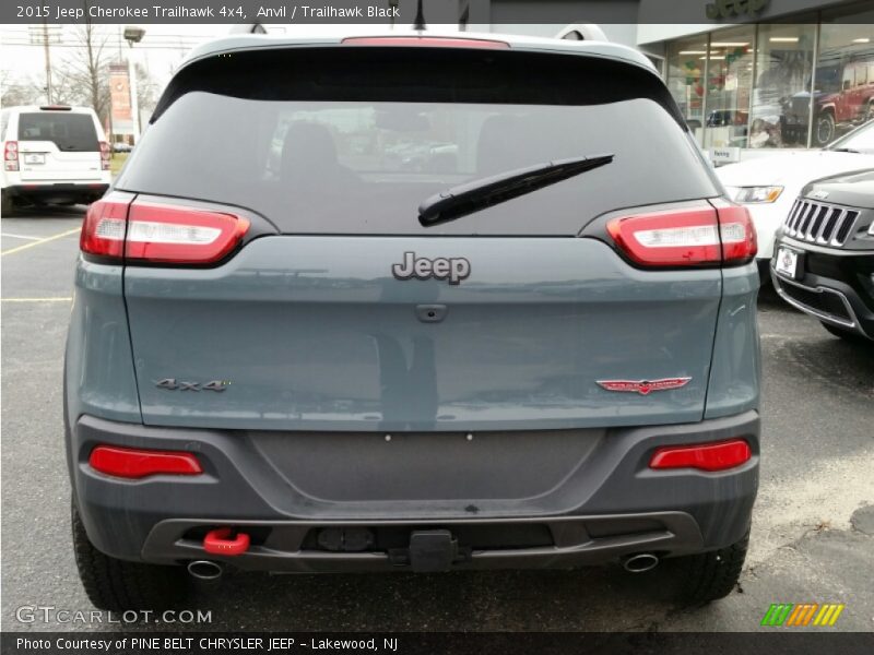 Anvil / Trailhawk Black 2015 Jeep Cherokee Trailhawk 4x4