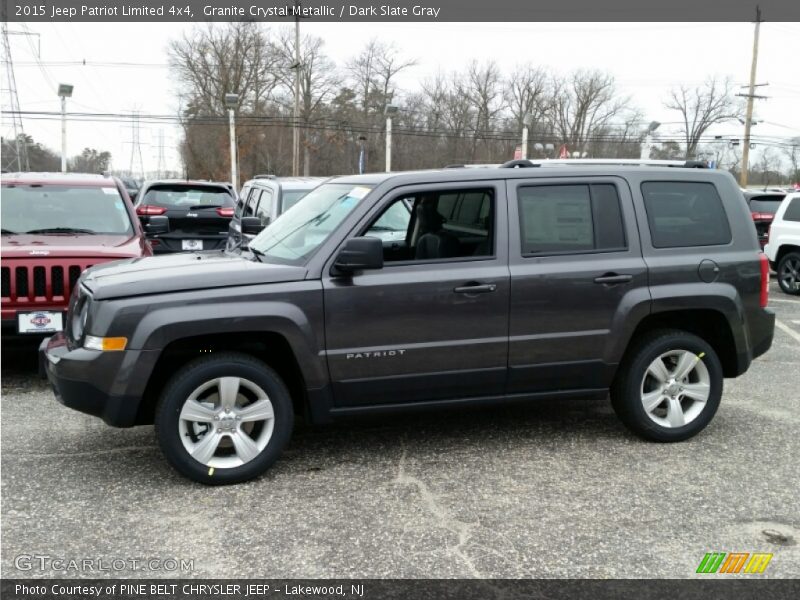 Granite Crystal Metallic / Dark Slate Gray 2015 Jeep Patriot Limited 4x4