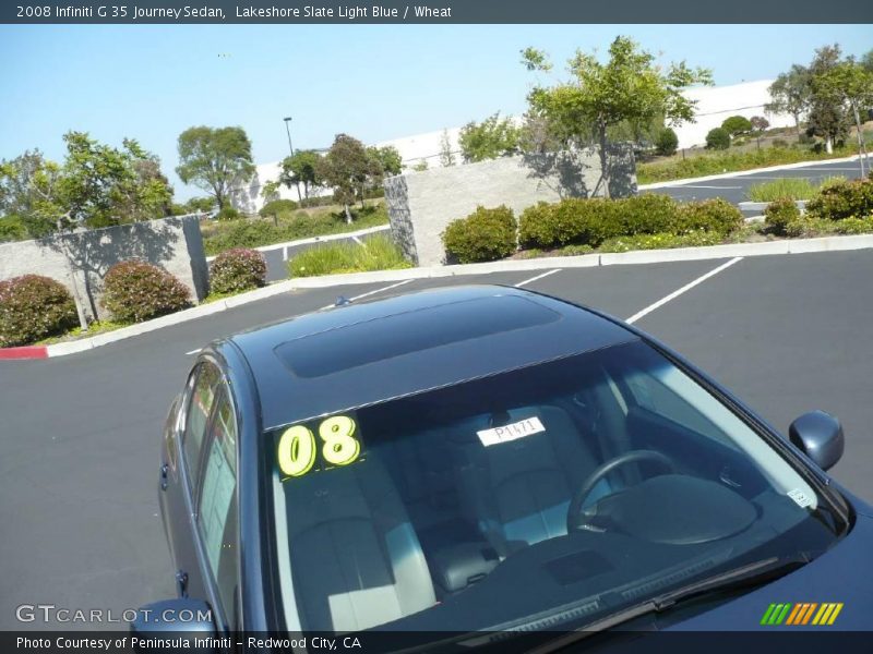 Lakeshore Slate Light Blue / Wheat 2008 Infiniti G 35 Journey Sedan