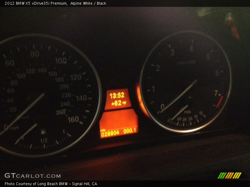 Alpine White / Black 2012 BMW X5 xDrive35i Premium