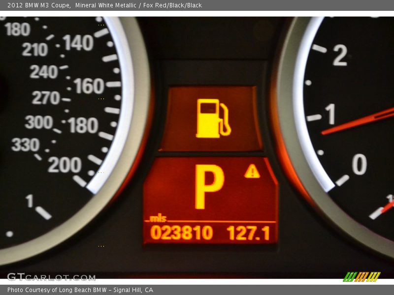 Mineral White Metallic / Fox Red/Black/Black 2012 BMW M3 Coupe