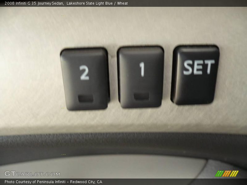 Lakeshore Slate Light Blue / Wheat 2008 Infiniti G 35 Journey Sedan