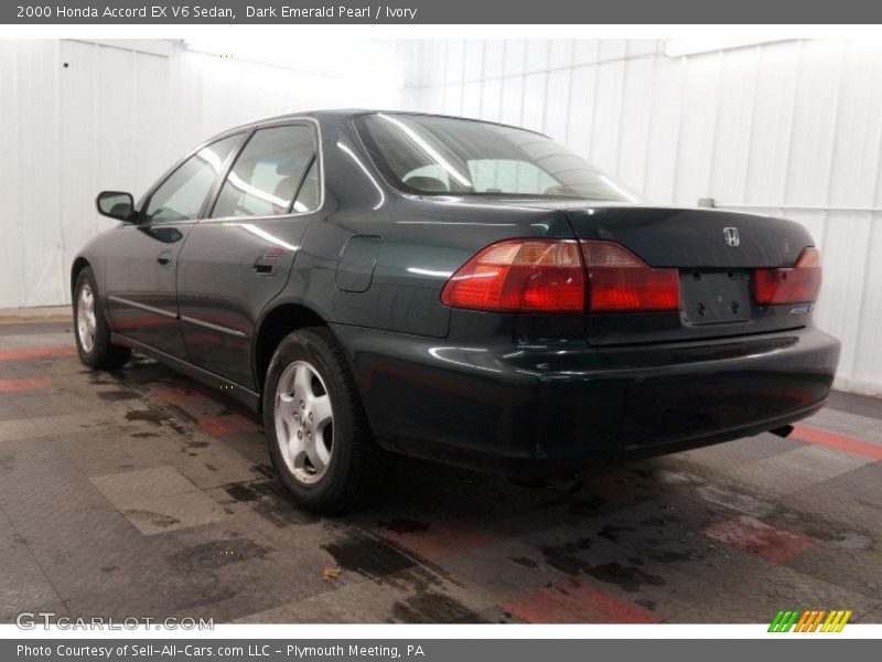 Dark Emerald Pearl / Ivory 2000 Honda Accord EX V6 Sedan