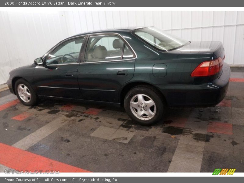 Dark Emerald Pearl / Ivory 2000 Honda Accord EX V6 Sedan