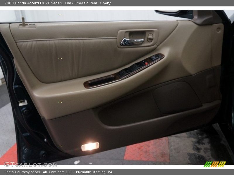 Dark Emerald Pearl / Ivory 2000 Honda Accord EX V6 Sedan