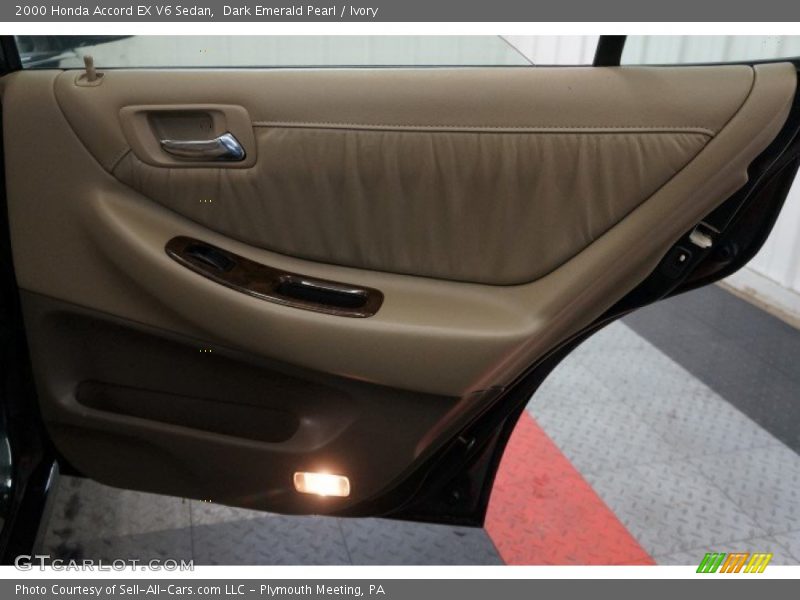 Dark Emerald Pearl / Ivory 2000 Honda Accord EX V6 Sedan