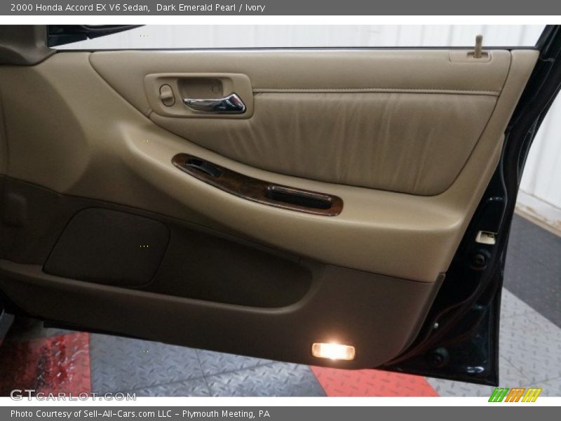 Dark Emerald Pearl / Ivory 2000 Honda Accord EX V6 Sedan