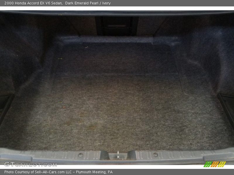 Dark Emerald Pearl / Ivory 2000 Honda Accord EX V6 Sedan