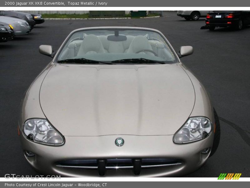 Topaz Metallic / Ivory 2000 Jaguar XK XK8 Convertible