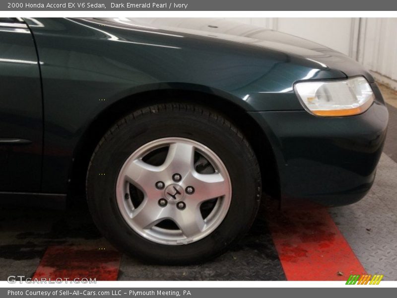 Dark Emerald Pearl / Ivory 2000 Honda Accord EX V6 Sedan