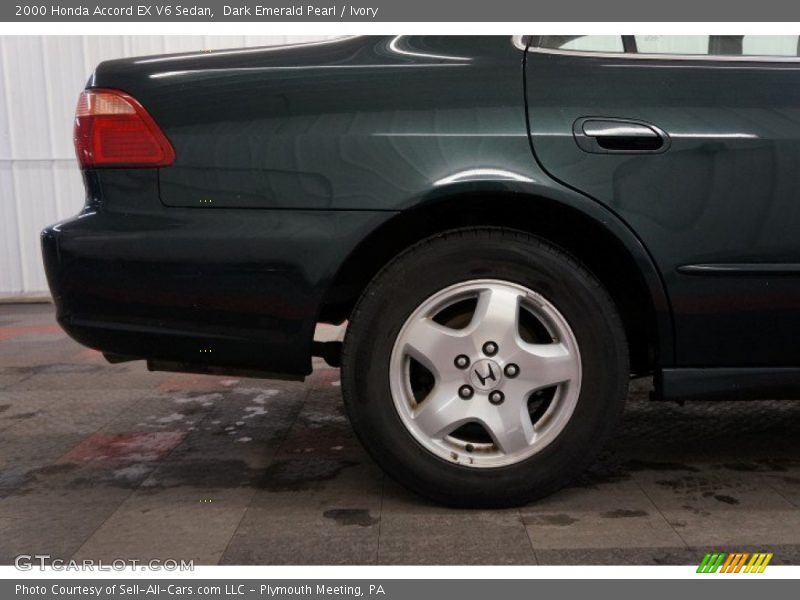Dark Emerald Pearl / Ivory 2000 Honda Accord EX V6 Sedan