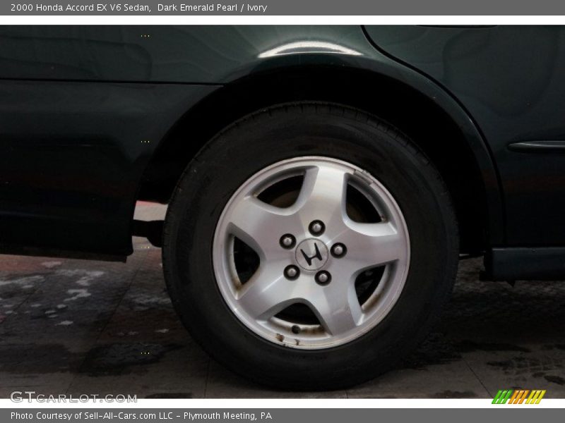 Dark Emerald Pearl / Ivory 2000 Honda Accord EX V6 Sedan
