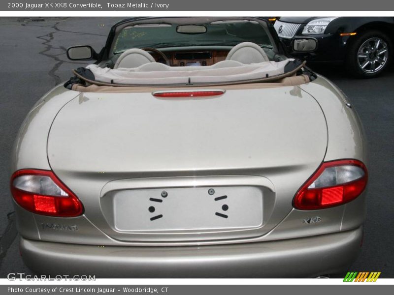 Topaz Metallic / Ivory 2000 Jaguar XK XK8 Convertible