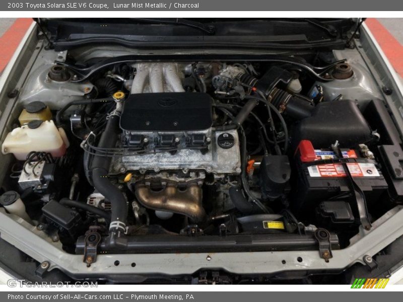 Lunar Mist Metallic / Charcoal 2003 Toyota Solara SLE V6 Coupe