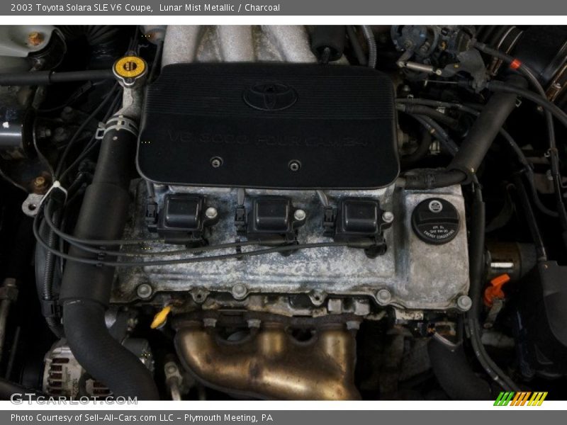 Lunar Mist Metallic / Charcoal 2003 Toyota Solara SLE V6 Coupe