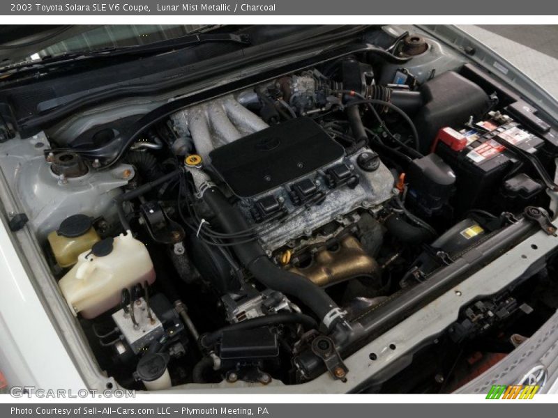 Lunar Mist Metallic / Charcoal 2003 Toyota Solara SLE V6 Coupe