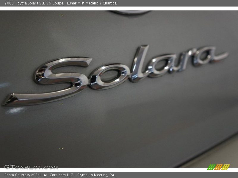 Lunar Mist Metallic / Charcoal 2003 Toyota Solara SLE V6 Coupe