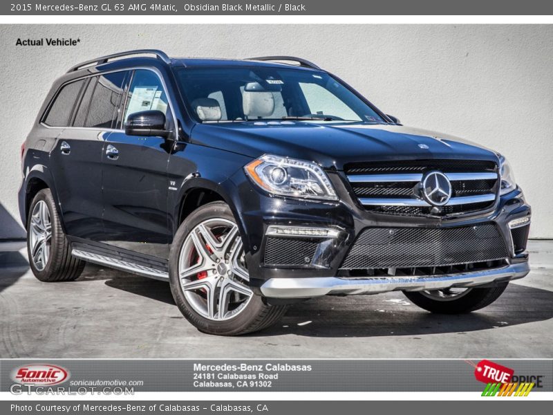 Obsidian Black Metallic / Black 2015 Mercedes-Benz GL 63 AMG 4Matic