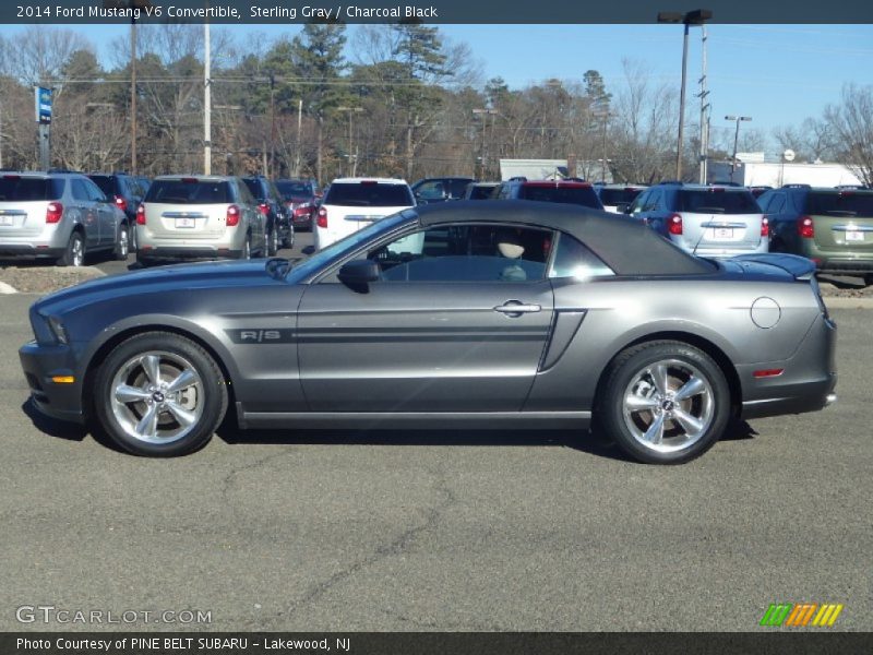 Sterling Gray / Charcoal Black 2014 Ford Mustang V6 Convertible