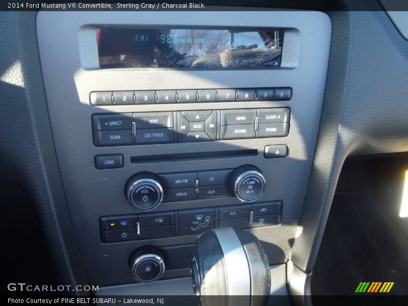 Sterling Gray / Charcoal Black 2014 Ford Mustang V6 Convertible