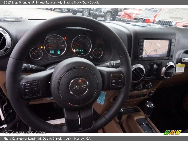 Black / Black/Dark Saddle 2015 Jeep Wrangler Unlimited Sahara 4x4
