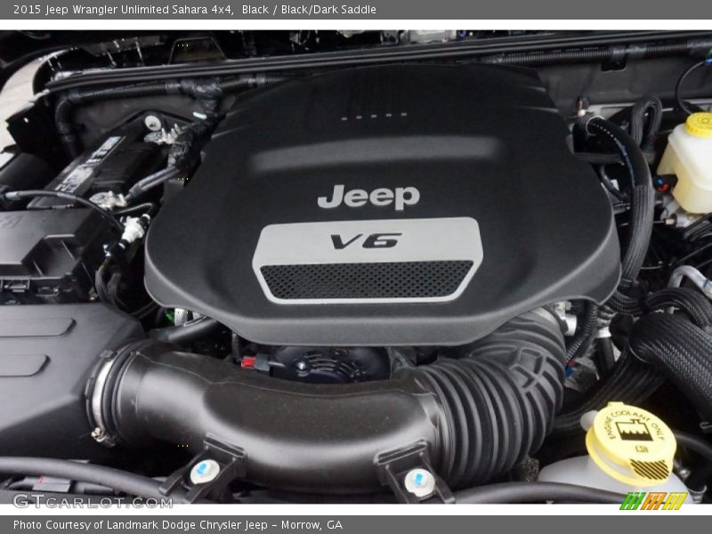 Black / Black/Dark Saddle 2015 Jeep Wrangler Unlimited Sahara 4x4