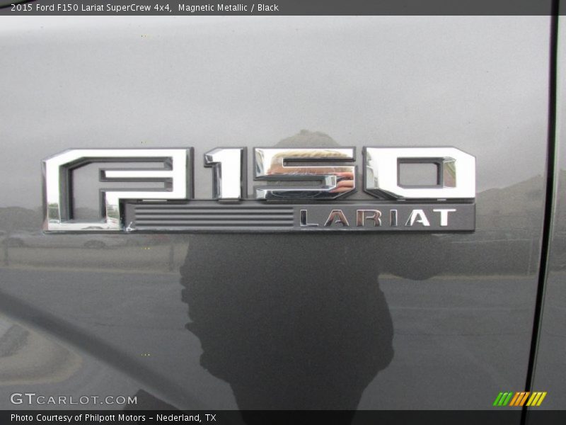 Magnetic Metallic / Black 2015 Ford F150 Lariat SuperCrew 4x4