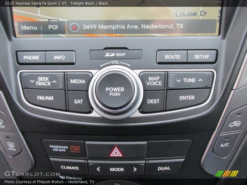 Twilight Black / Black 2015 Hyundai Santa Fe Sport 2.0T