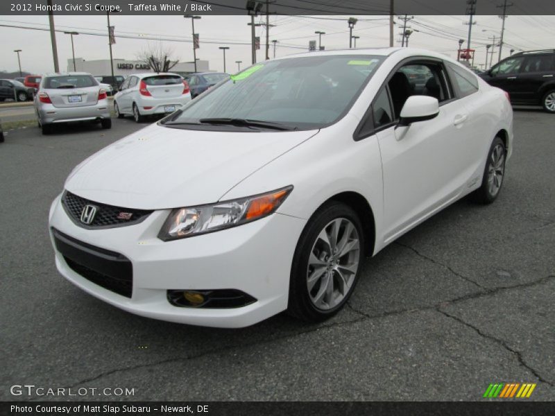 Taffeta White / Black 2012 Honda Civic Si Coupe
