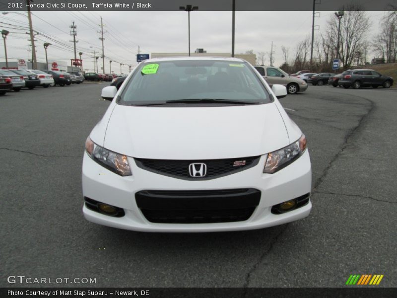 Taffeta White / Black 2012 Honda Civic Si Coupe
