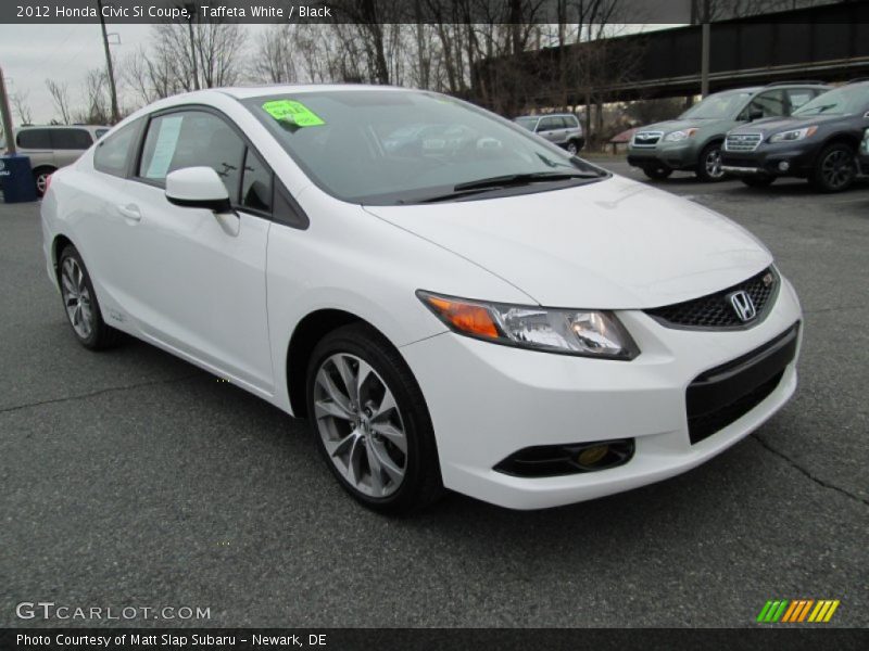 Taffeta White / Black 2012 Honda Civic Si Coupe