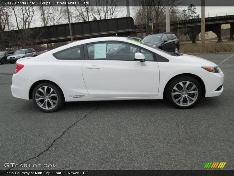 Taffeta White / Black 2012 Honda Civic Si Coupe