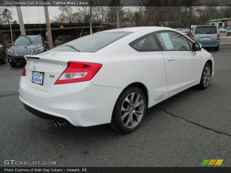 Taffeta White / Black 2012 Honda Civic Si Coupe