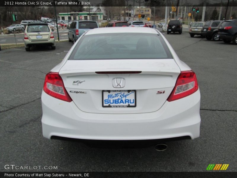 Taffeta White / Black 2012 Honda Civic Si Coupe