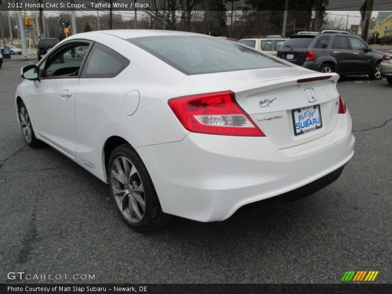 Taffeta White / Black 2012 Honda Civic Si Coupe