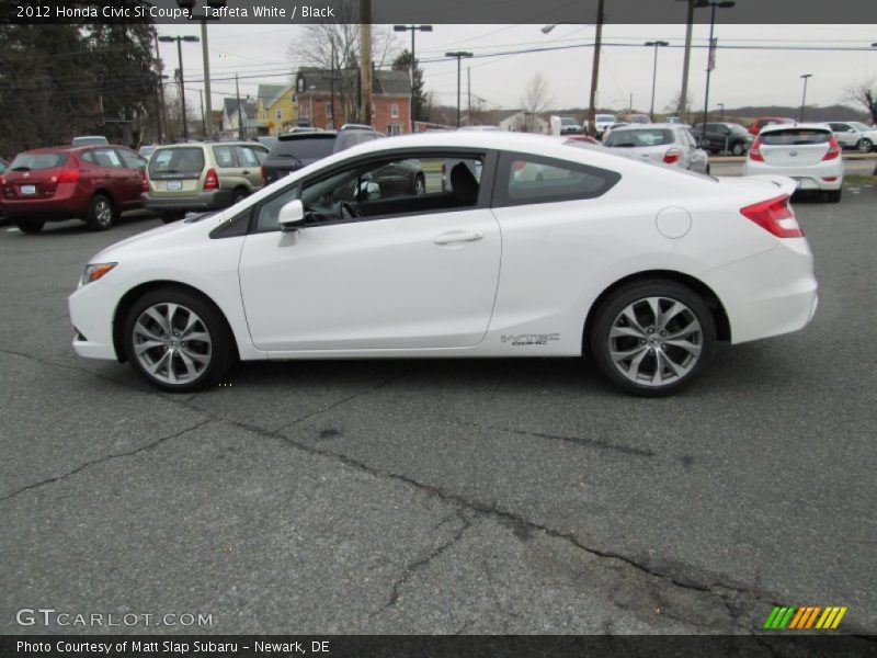 Taffeta White / Black 2012 Honda Civic Si Coupe