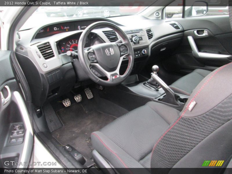 Taffeta White / Black 2012 Honda Civic Si Coupe
