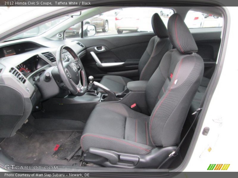 Taffeta White / Black 2012 Honda Civic Si Coupe